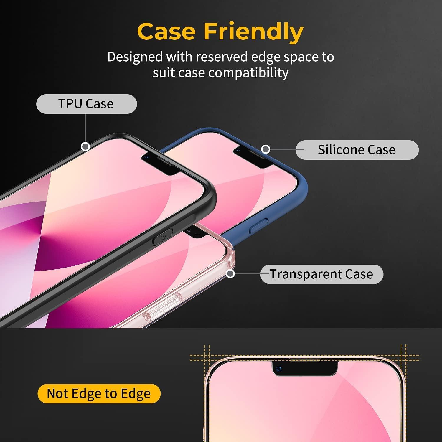 iPhone Displayschutz 3 Stk. HD Panzerglas Schutzfolie 9H Härte