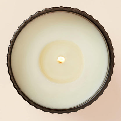 Duftkerze Jasmin 350g im Glas, Natürliches Wachs, 80 Std Brenndauer