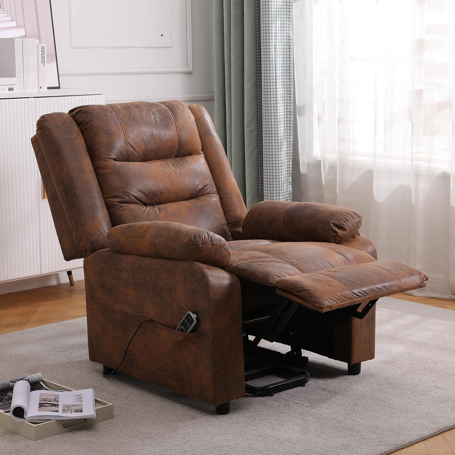 Elektrischer Relaxsessel Massagesessel mit Aufzug Heizung