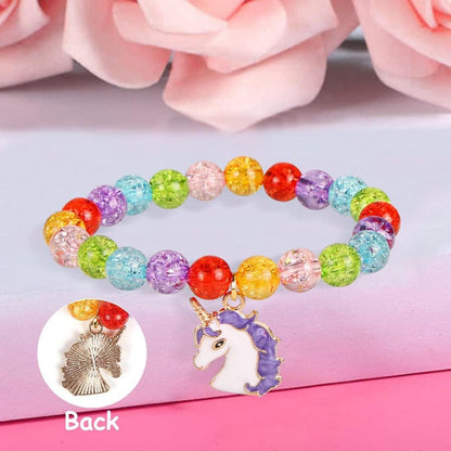 Einhorn Armband Set Mädchen 9 Stück Geburtstag Mitgebsel Party Freundschafssarmbänder