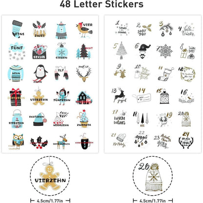 Adventskalender Jutesäckchen Weihnachten Geschenktüten