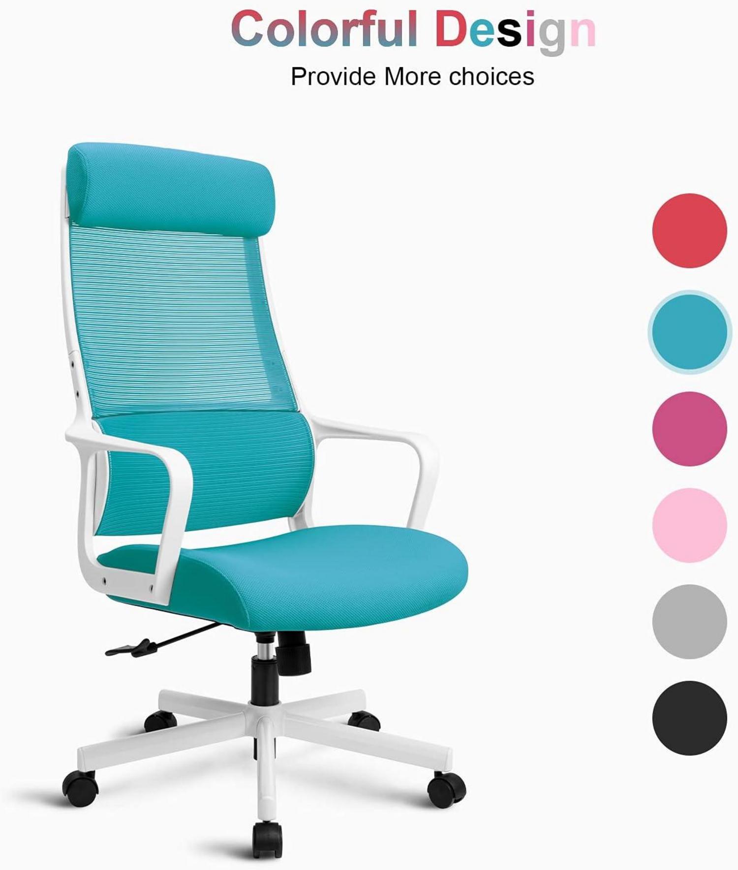 Ergonomischer Bürostuhl mit Wippfunktion, verstellbarer