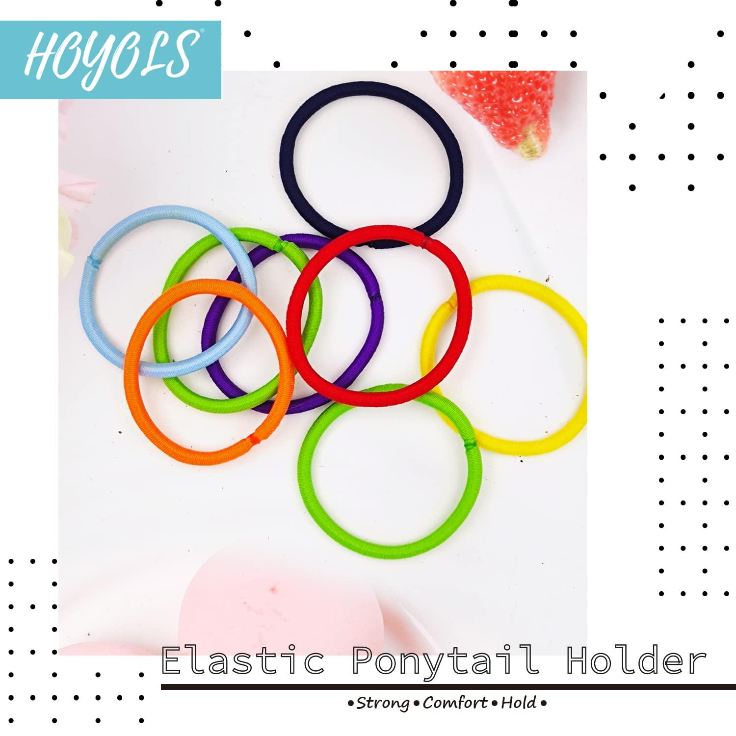 Chakra Haar Elastik Haargummi Set 56 Stück 4mm 7 Farben