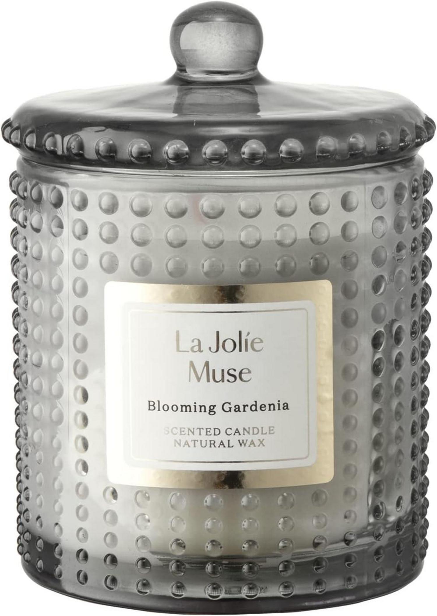 Duftkerze im Glas Blühende Gardenie 285g_natürliches Wachs_florales