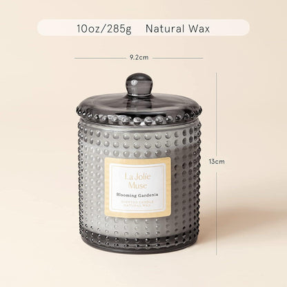 Duftkerze im Glas Blühende Gardenie 285g_natürliches Wachs_florales