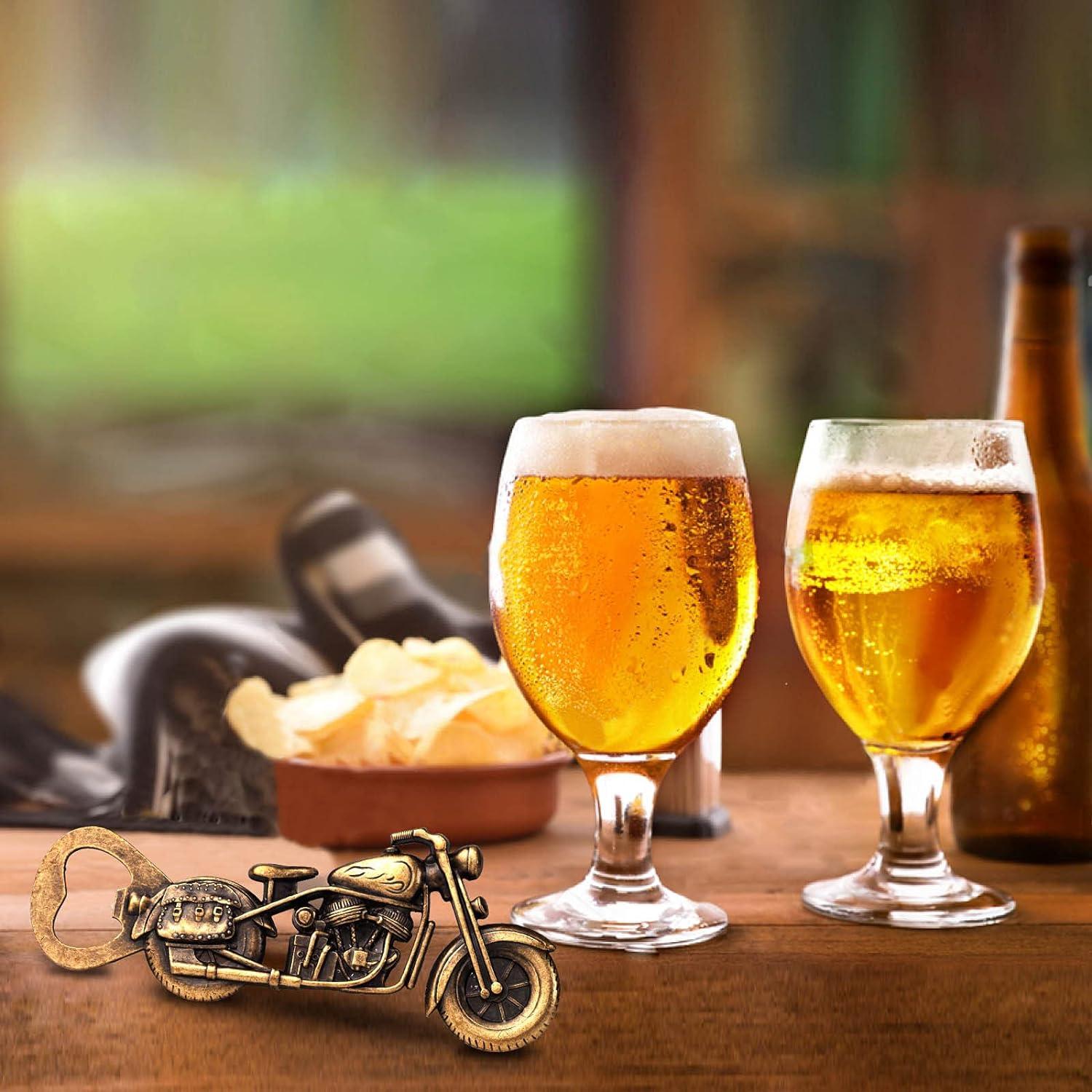 Motorrad Bier Flaschenöffner Vintage Geschenk für Männer