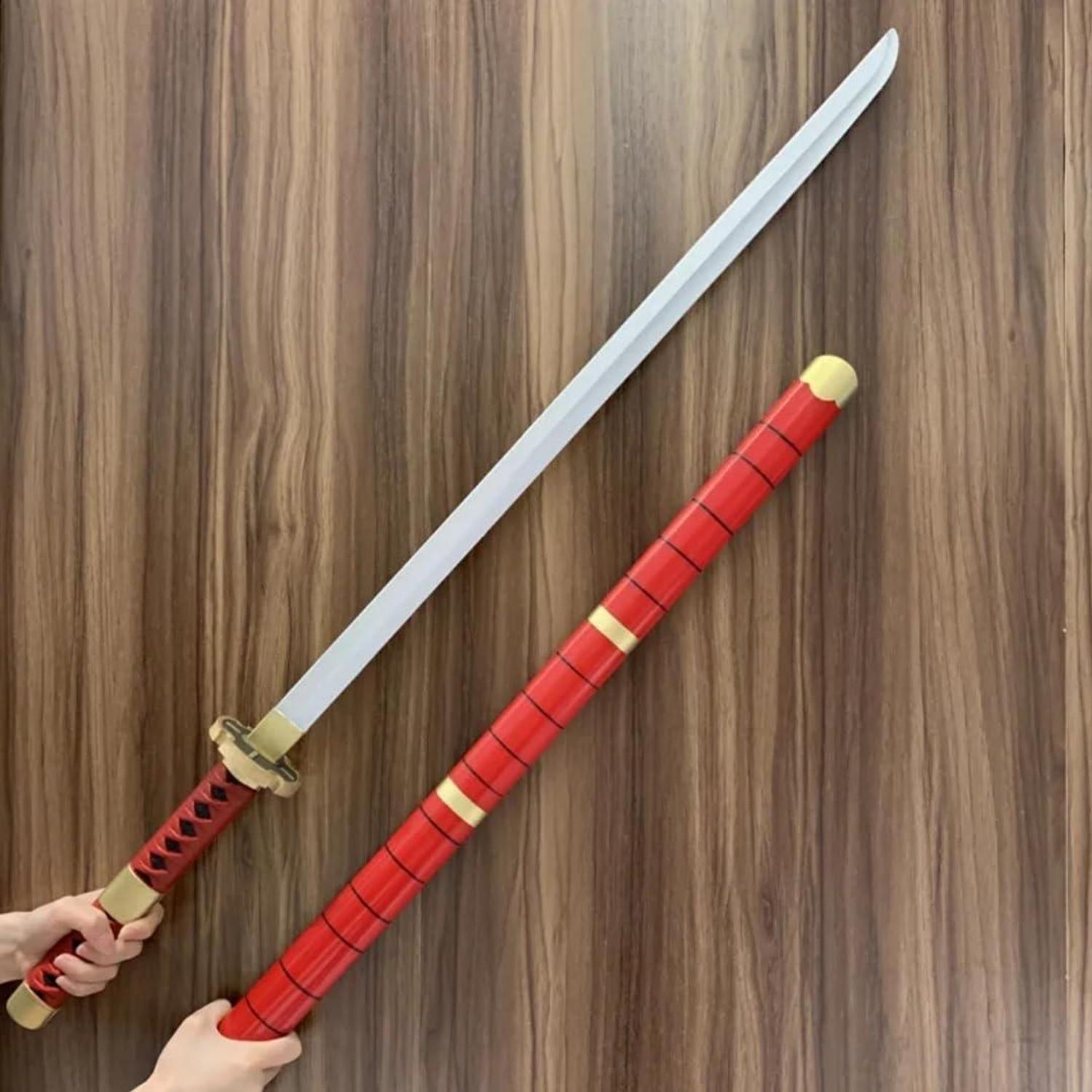 Halloween Cosplay Roronoa Zoro Katana Sword Ninja Samurai Prop Gift