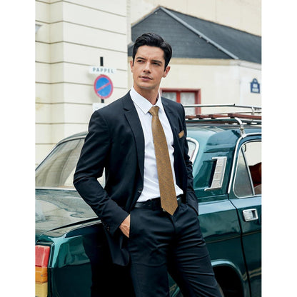 XXL Krawattenset 3 Krawatten mit Einstecktuch in Box