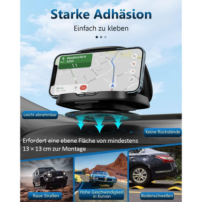 360° Drehbar Handyhalterung Auto mit Klebesockel