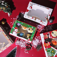 Weihnachts-Kekskästen Boxen, Vintage Kraft Design mit