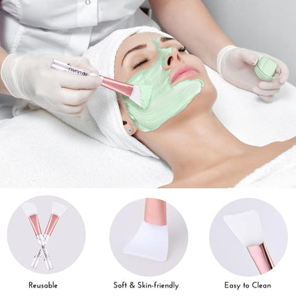 Silikon Pinsel 2PCS für Gesichtsmasken Auftragen Weiche Maskenpinsel
