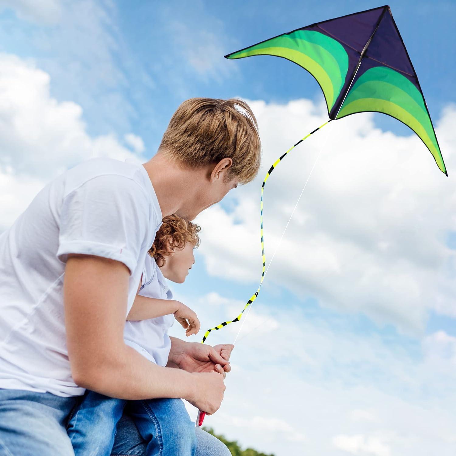 Laptony Drachen Kinder und Erwachsene leichtes Fliegen im Park & Strand