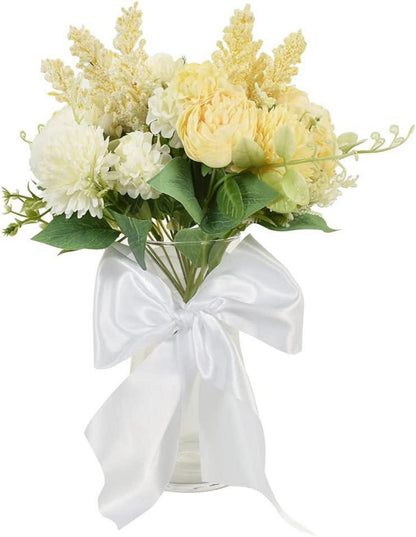 TONIFUL Satinband 10 cm breit weiß 20 m großes Band Hochzeit Deko Nähen DIY