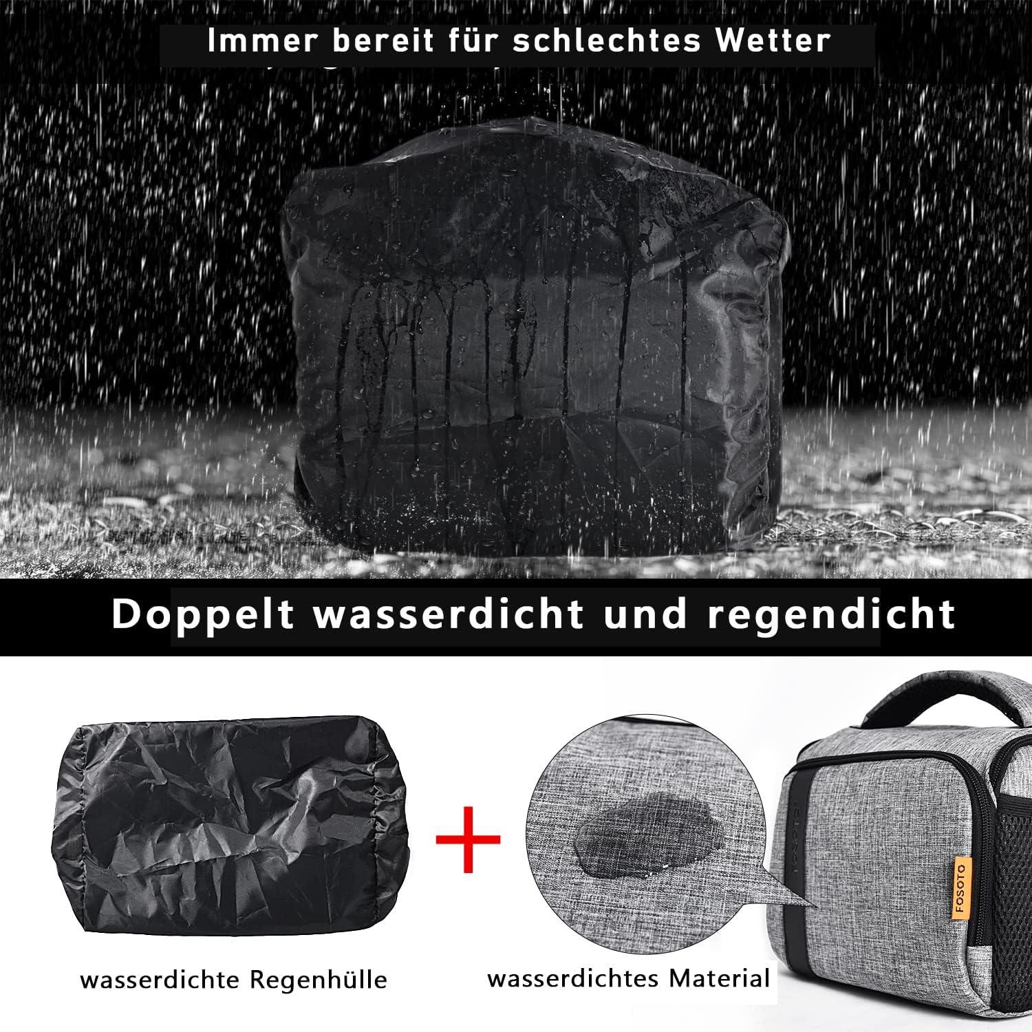 Kameratasche SLR Schultertasche Nikon Canon Fujifilm Regenhülle