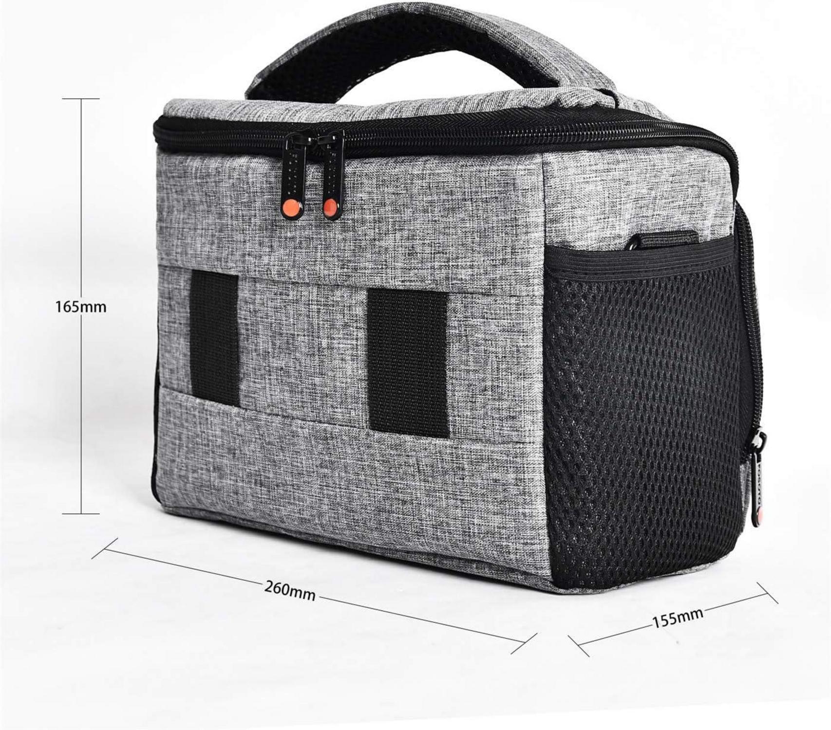 Kameratasche Schultertasche SLR-Kamera Nikon Canon Fujifilm Regenhülle Blau