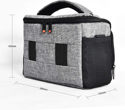 Kameratasche Schultertasche SLR-Kamera Nikon Canon Fujifilm Regenhülle Blau