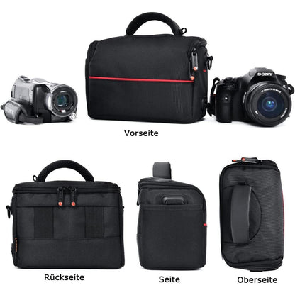 Kameratasche für Spiegelreflexkameras mit Regenschutz und