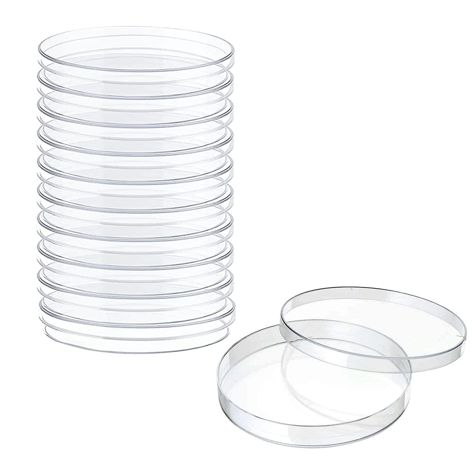 20 Kunststoff-Petrischalen sterile Bakterienkulturschale 70 mm x 15 mm