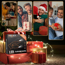 LED Angeln Handschuhe für Männer mit USB Wiederaufladbar