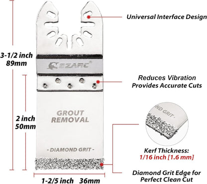 EZARC Diamant Multitool Sägeblätter Mörtel Zubehör