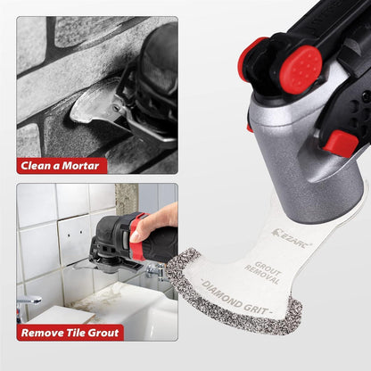 Diamant Multitool Sägeblätter für Mörtel Reinigung 3 Stück