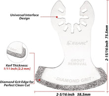 Diamant Multitool Sägeblätter für Mörtel Reinigung 3 Stück