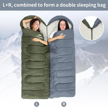 Deckenschlafsack 3 Jahreszeit Wasserdicht Ultraleicht Camping Wandern 220x85CM