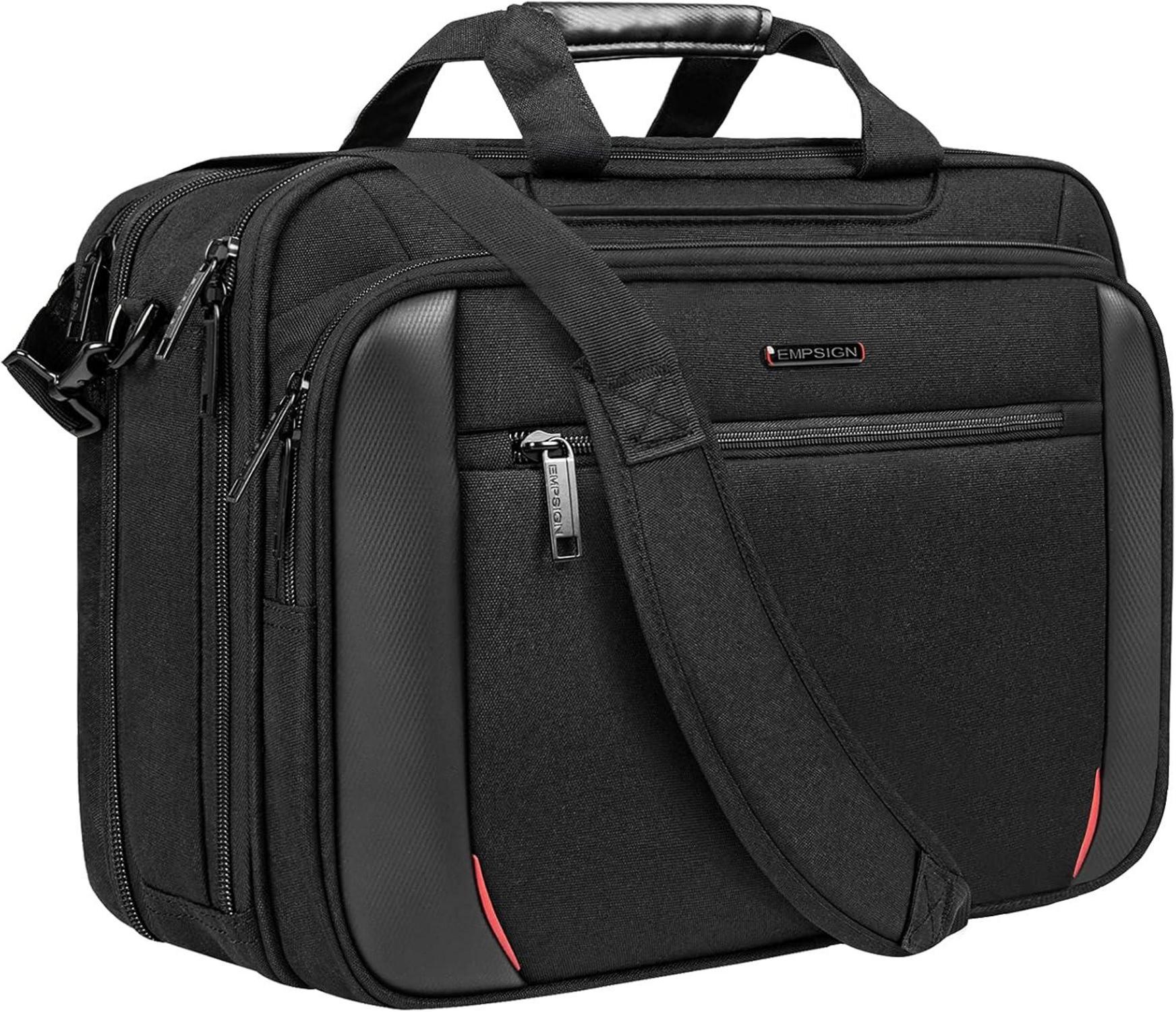 EMPSIGN Laptoptasche 17,3 Zoll Business Aktentasche RFID