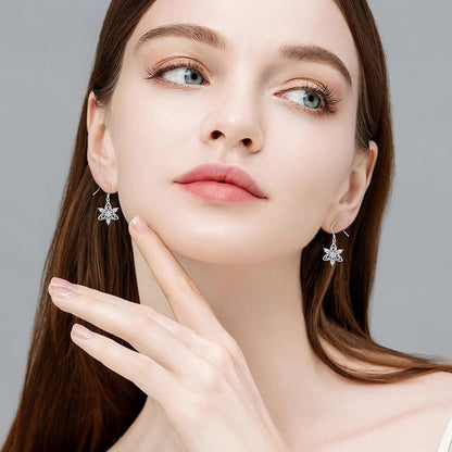 925 Sterling Silber Keltische Mond Ohrringe 17mm für Frauen