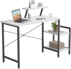 Schreibtisch mit Regalen und Monitorständer 100x50 cm