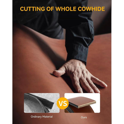 Herren Ledergürtel Schwarz 35mm für Jeans - Weiches Leder