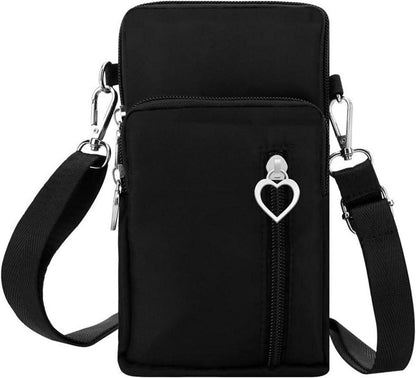 Handytasche Nylon Umhängetasche Schultergurt 6.7 Zoll