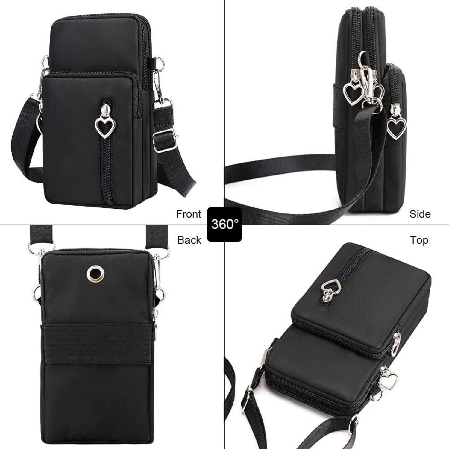 Handytasche Nylon Umhängetasche Schultergurt 6.7 Zoll
