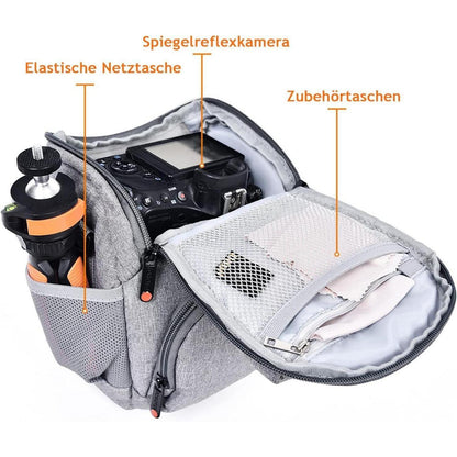 DSLR-Kameratasche mit Regenabdeckung für Canon Nikon Sony