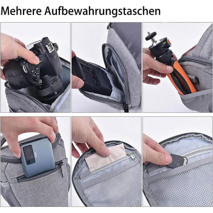 DSLR-Kameratasche mit Regenabdeckung für Canon Nikon Sony