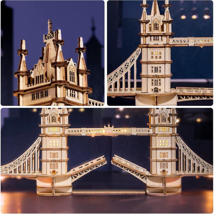 Rolife 3D Holzpuzzle Modellbau Tower Bridge 113 Teile