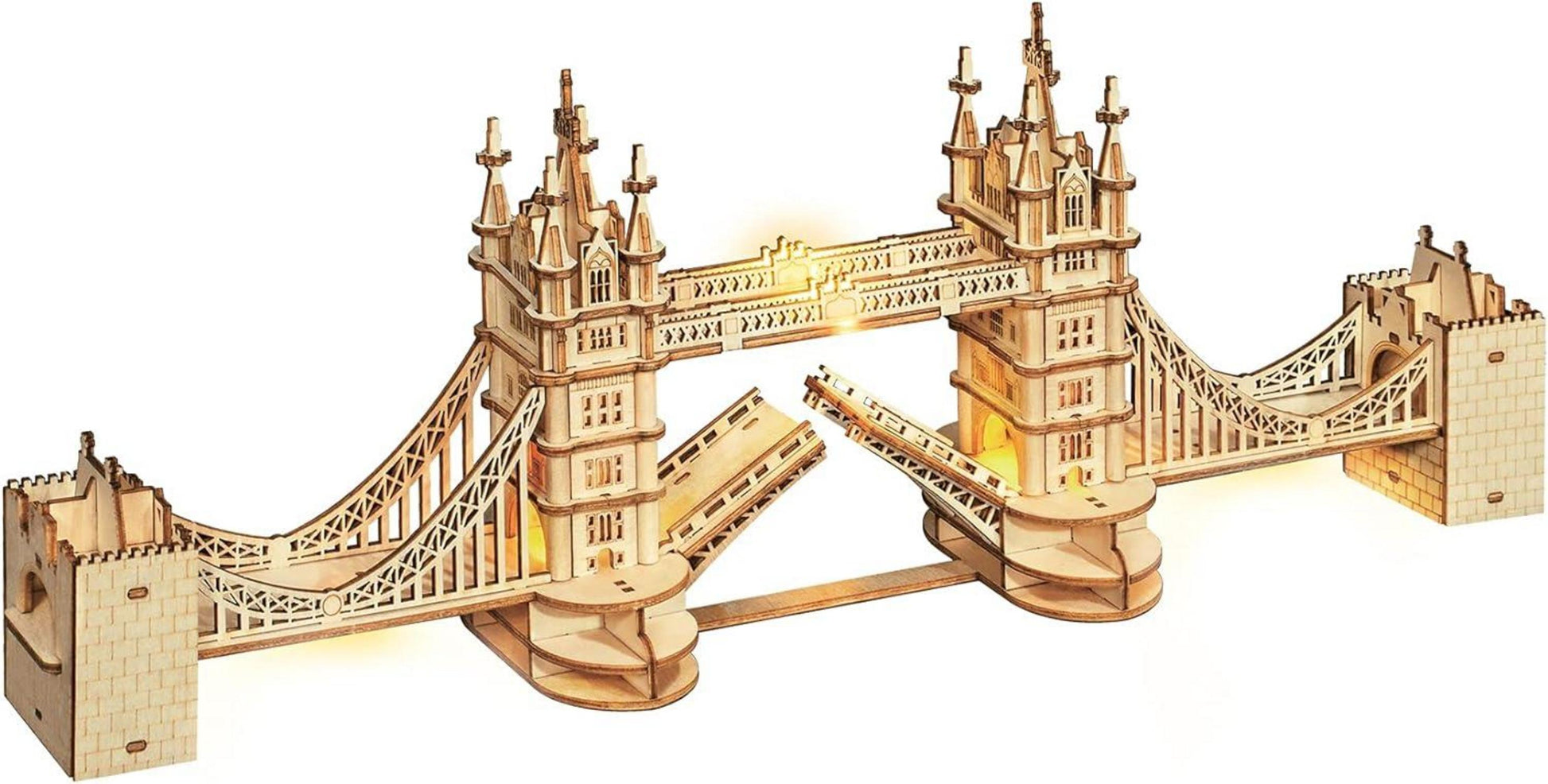 3D Holzpuzzle Modellbau Erwachsene DIY Bausatz Tower Bridge 113 Teile