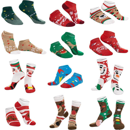 Adventskalender Weihnachtssocken Countdown-Kalender