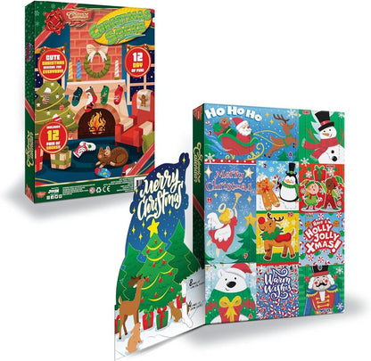 Adventskalender 2024 Weihnachtssocken 12 Tage Countdown Geschenk