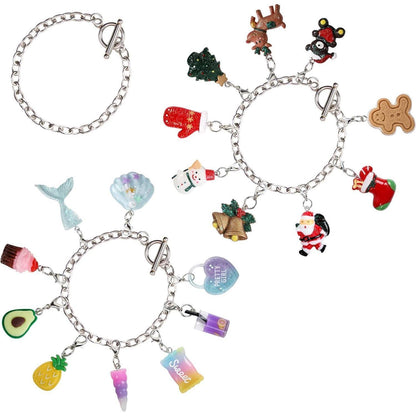 24-Tage-Weihnachts-Adventskalender mit 24 Anhängern und 3