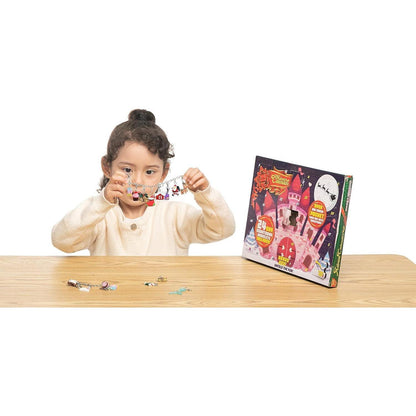 24-Tage-Weihnachts-Adventskalender mit 24 Anhängern und 3