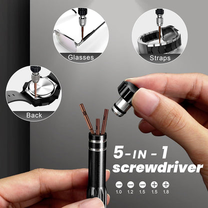 Uhr Reparatur Werkzeug Set Uhrenwerkzeug Gehäuseöffner