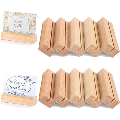 20x Holz Kartenhalter Tischkartenständer für Hochzeit Party