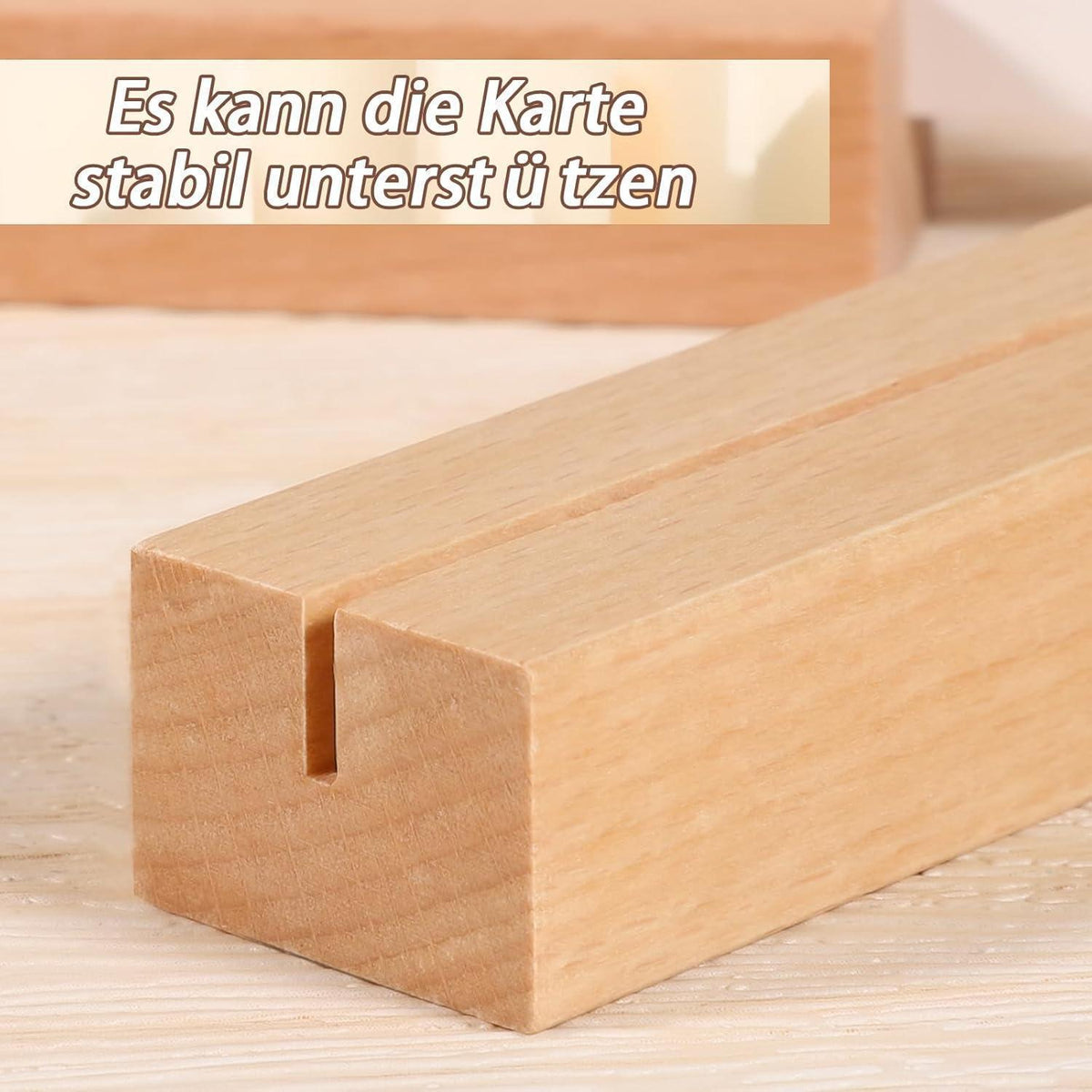 20x Holz Kartenhalter Tischkartenständer für Hochzeit Party