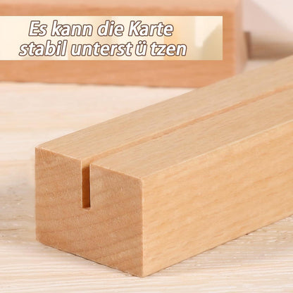 20x Holz Kartenhalter Tischkartenständer für Hochzeit Party