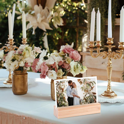 20x Holz Kartenhalter Tischkartenständer für Hochzeit Party