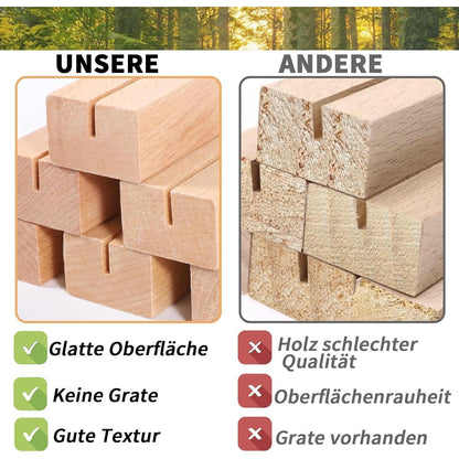 20x Holz Kartenhalter Tischkartenständer für Hochzeit Party