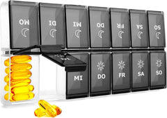Tablettenbox 7 Tage XL für Vitamine und Medikamente