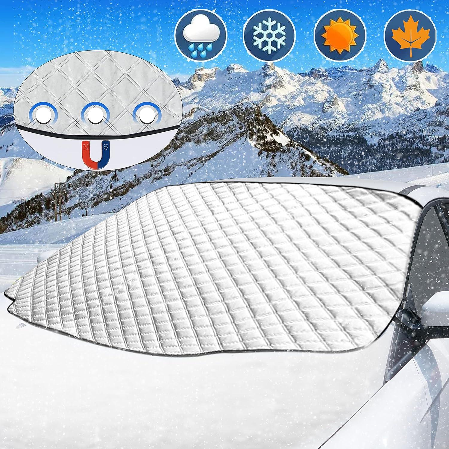 Frontscheibenabdeckung Auto Magnet Fixierung 193x126cm