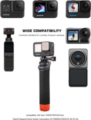 Lammcou Schwimmender Handgriff Wasserdichter Handler für Go Pro Hero Actionkameras